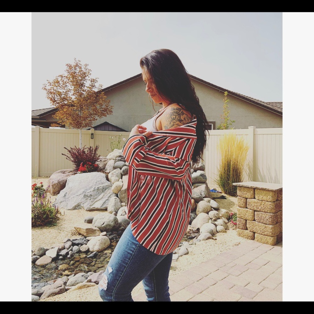 Striped blazer - Picture 3 of 5
